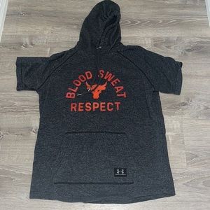 Like New Under Armour Blood Sweat Respect Project Rock Mens Hoodie XL